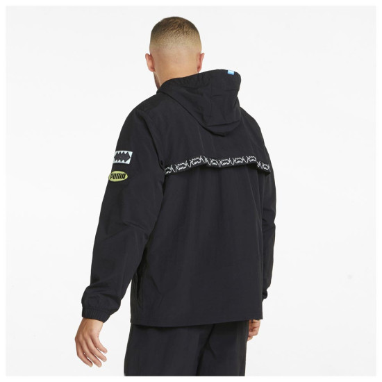 Puma Ανδρικό αντιανεμικό μπουφάν Short Corner Pullover Puma Ανδρικό αντιανεμικό μπουφάν Short Corner Pullover